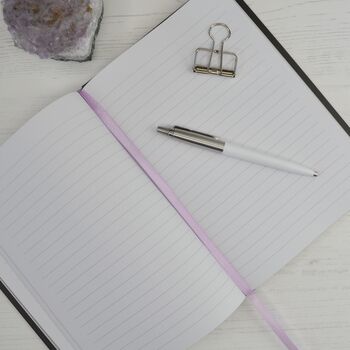 Personalised Serpent Notebook Gratitude Diary Planner, 2 of 6