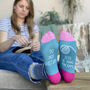 Do Not Disturb Macrame Personalised Socks, thumbnail 1 of 2