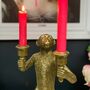 Monkey Standing Gold Candelabra, thumbnail 3 of 6