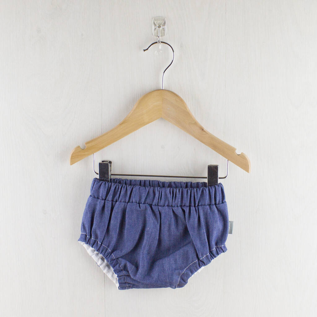 Denim Baby Bloomers By Jack and Jillaroo