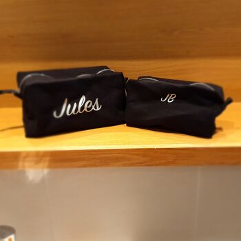 Personalised Make Up And Toiletry Bag Set, 3 of 4