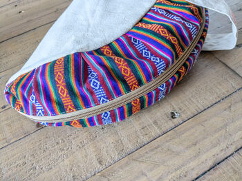 Half Moon Meditation Cushion Cover, Yoga Bolster Pillow, 3 of 9