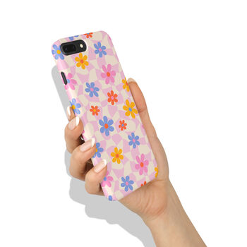 Floral Check Snap Phone Case For iPhone And Samsung, 2 of 4