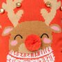 Christmas Rudolf Red Dog Jumper, thumbnail 3 of 5