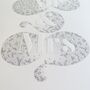 Personalised Title With Ditsy Leaf Artwork, thumbnail 2 of 3