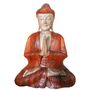 Hand Carved Buddha Statue 30cm Pray, thumbnail 1 of 4