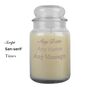 Personalised Large Jar Candle – Lime And Basil, thumbnail 3 of 3