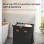 Laundry Sorter Basket Multi Section Hamper, thumbnail 3 of 8