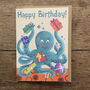 Cute Octopus Birthday Card, thumbnail 2 of 4