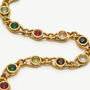Parisa Colourful Gemstone Chain Necklace, thumbnail 3 of 11