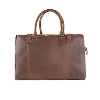 Personalised Leather Eckhart Doctor Holdall, 7 of 8