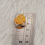 Raw Citrine Pendant Necklace: November Birthstone, thumbnail 5 of 7