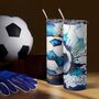 Personalised Football Insulated Cup – Sports Drink Bottle, thumbnail 1 of 7