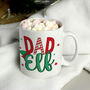 Personalised Elf Mug For Dad Gift, thumbnail 2 of 2