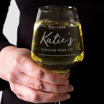 Personalised Wine Glass For Her, 2 of 3