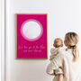 Love You To The Moon Personalised Art Range Of Colours, thumbnail 5 of 6