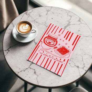 ‘You Either Get It Or You Don’t’ Illustrated Kitchen Art Print, 3 of 3