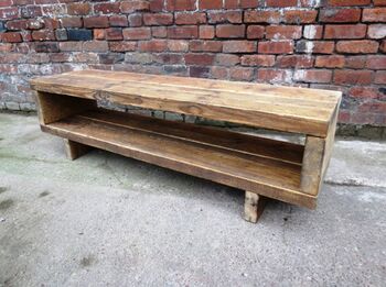 Industrial Reclaimed Coffee Table Tv Unit 108, 2 of 3
