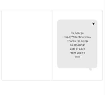 Personalised Love You Photo Greeting Card, 4 of 8