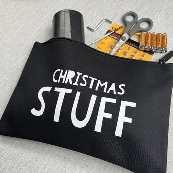 Christmas Stuff Storage Pouch For Christmas Morning, 4 of 4