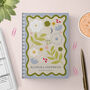 Personalised Floral Panel Combined Diary And Notebook, thumbnail 5 of 12