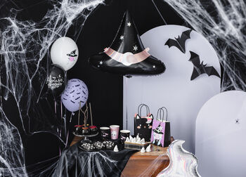 Black Bat Halloween Hanging Decorations X Three, 2 of 5