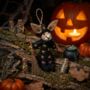 Handmade Hocus Pocus Halloween Hare, thumbnail 1 of 4