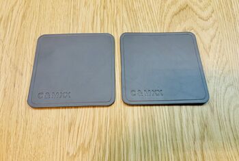 Personalised Stamped Leather Coaster, Grey, 10 of 12