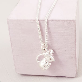 Mouse Solid Sterling Silver Charm, 5 of 8