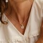 Fiery Moonstone Pendant Necklace, thumbnail 3 of 7