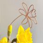 Handmade Wire Daffodil, thumbnail 1 of 6