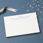 Personalised Luxury Correspondence Cards Thermo Printed, thumbnail 1 of 8