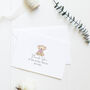 Thank You Card Set Of 10 Blooming Bear, thumbnail 1 of 4