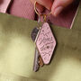 Home Is Where The Heart Is Keyring | Housewarming Gift, thumbnail 1 of 7