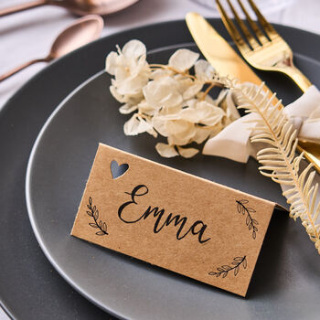 Hearts Wedding Place Cards, 2 of 2