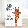 'A Big Happy Birthday' Card For Step Dads, thumbnail 2 of 3