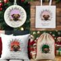 Personalised Christmas Border Terrier Break Through, thumbnail 1 of 10