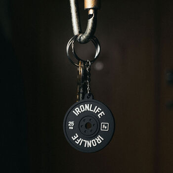 Gym Gift For Men Weight Plate Key Ring, 2 of 4