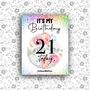 Personalised Floral Birthday Badge, thumbnail 1 of 3