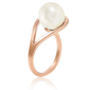 Rose Gold Vermeil Ring White Pearl Aurea, thumbnail 2 of 3