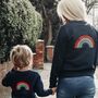 Mum And Me Empowering Embroidered Organic Sweatshirts, thumbnail 1 of 12