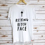 Resting Bitch Face T Shirt, thumbnail 4 of 6