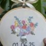 Bridal Bouquet Embroidery, thumbnail 2 of 3