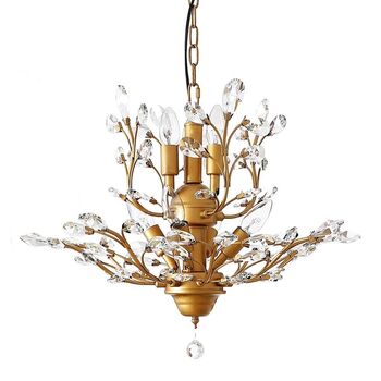 Seven Light Dimmable Crystal Empire Chandelier, 4 of 12