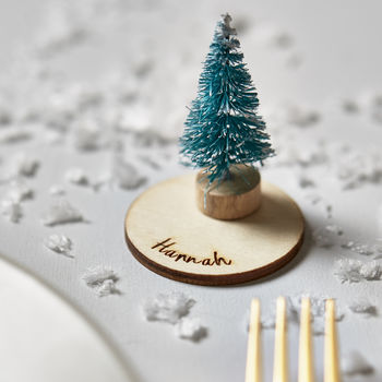 Personalised Christmas Tree Place Setting, 3 of 3
