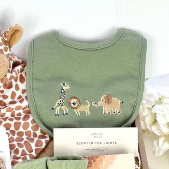 Giraffe Safari New Baby And New Parents Gift Set, 3 of 7