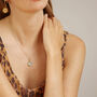 Zodiac Star Sign Disc Shaped Necklace – 12 Signs, thumbnail 3 of 12