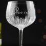 Personalised Crystal Gin Goblet, thumbnail 4 of 4