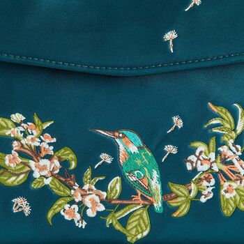 Morning Song Kingfisher Mini Teal Tote, 7 of 9
