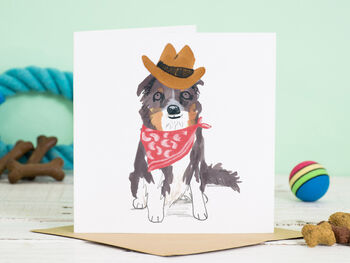 Dog Birthday Card Doggy Dress Up, 11 of 12